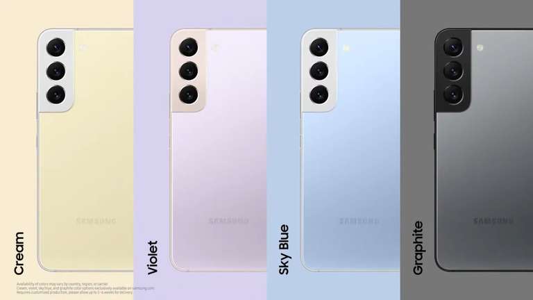 Smartphone 6.1" Samsung Galaxy S22 5G - 8 Go de RAM, 128 Go