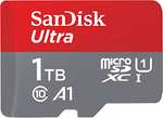 Carte mémoire microSDHC SanDisk Ultra - 1 To + adaptateur SD
