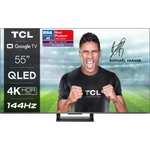 TV QLED 55" TCL 55C735 2022 - 4K UHD, 144 Hz Google TV, Son Onkyo Dolby Atmos, Dolby Vision, Hdmi 2.1 VRR, ALLM et Freesync (Via ODR 100€)