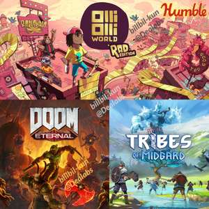 Humble Bundle Choice - Janvier 2023 - Doom Eternal + OlliOlli World Rad Edition + Tribes of Midgard + 5 Jeux sur PC (Dématérialisé - Steam)