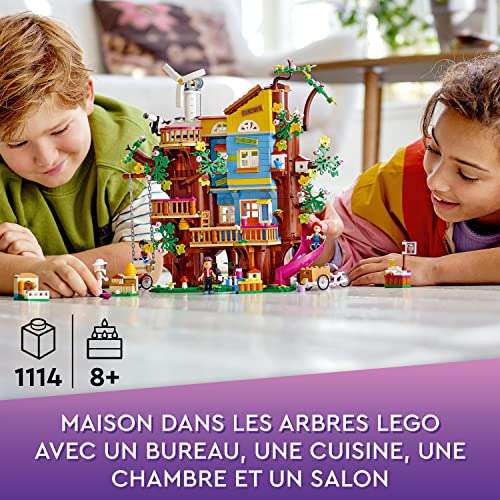 Jeu de construction Lego Friends - La cabane de l’amitié dans l’arbre (41703)