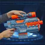 Pistolet Nerf Elite 2.0 Phoenix CS-6 - Avec 12 fléchettes, Rails tactiques, Points de fixation