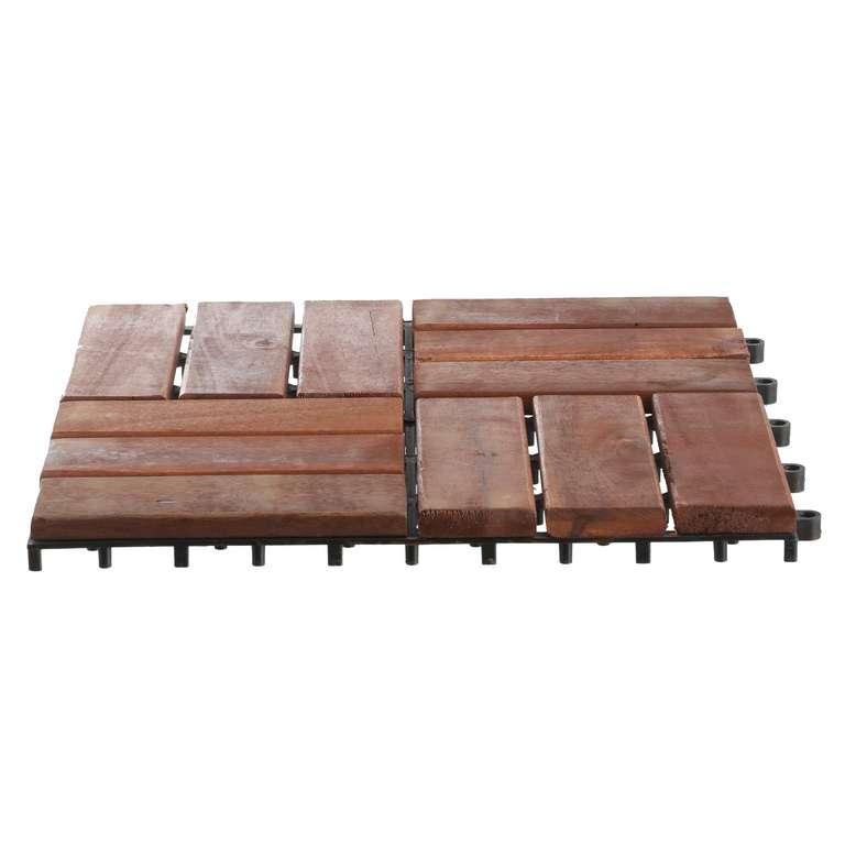 Piste de dés en bois naturel 30 cm
