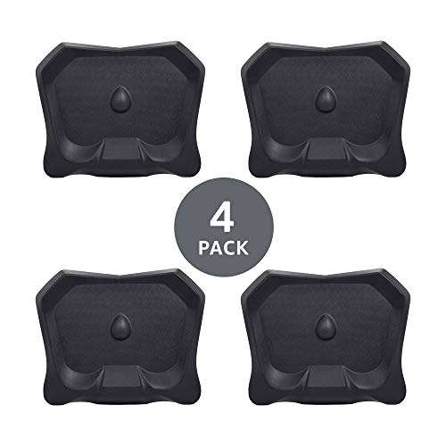 Lot de 4 Tapis ergonomique anti-fatigue pour bureau debout Amazon Basics - 76,2 x 63,5 x 7,6 cm