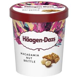 Lot de 2 pot de glace Häagen-Dazs vanille & noix de macadamia - 2x400 g