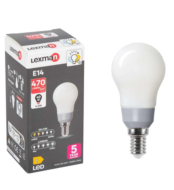 Ampoule LED Lexman - 4w (470Lm), E14