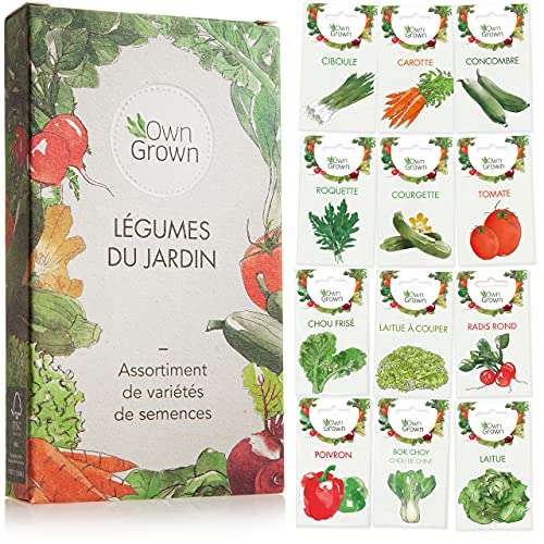 Kit de 10 graines de légumes prêt à pousser OwnGrown (Vendeur Tiers)