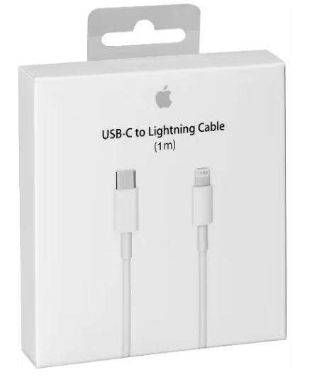 2 Câbles Apple USB-C vers Lightning - 1 mètre