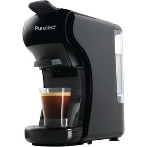 Machine à café Purelect CK39 - Compatible capsules Nespresso, Dolce Gusto, ESE et café moulu