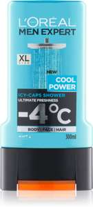 Gel douche, visage & shampooing L'Oréal for Men Expert Cool Power - 300 ml