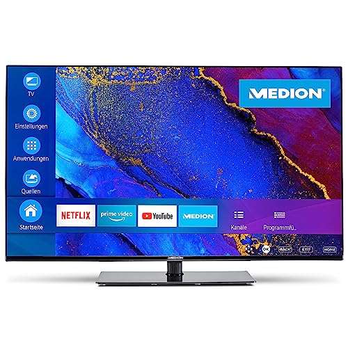 TV LED 43" Medion X14333 (MD 31945) - Smart TV, 4K Ultra HD, Dolby Atmos, Bluetooth, HDMI 2.1 (Vendeur tiers - Via coupon)