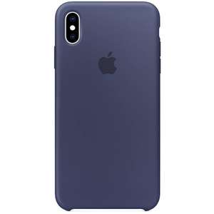 Coque en silicone Apple pour l'iPhone XX Max - Plusieurs coloris