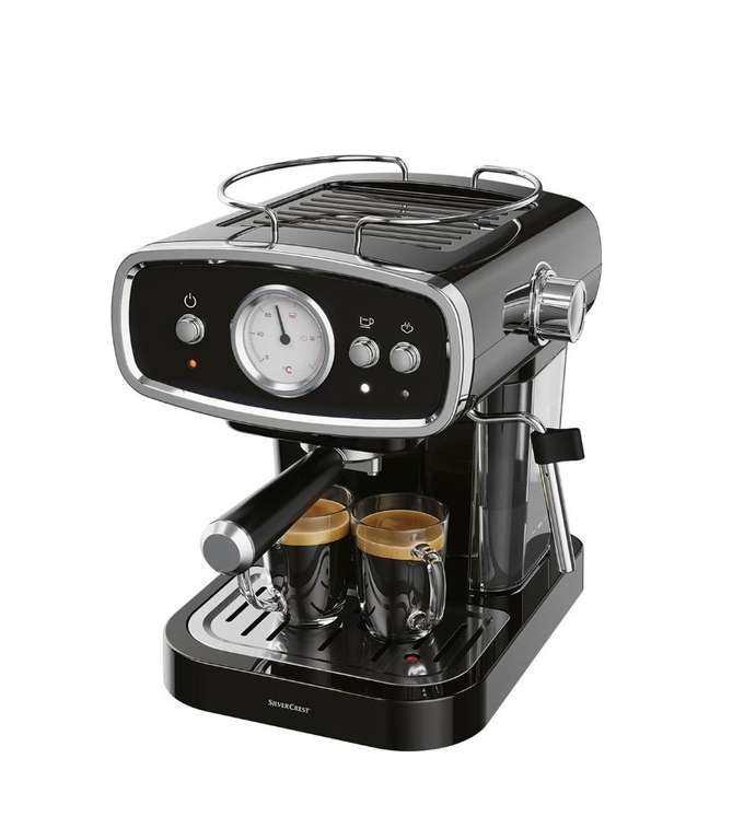 Machine à café expresso Silvercrest Kitchen Tools - 1050W, réservoir 1.2 L (via coupon de 10€)
