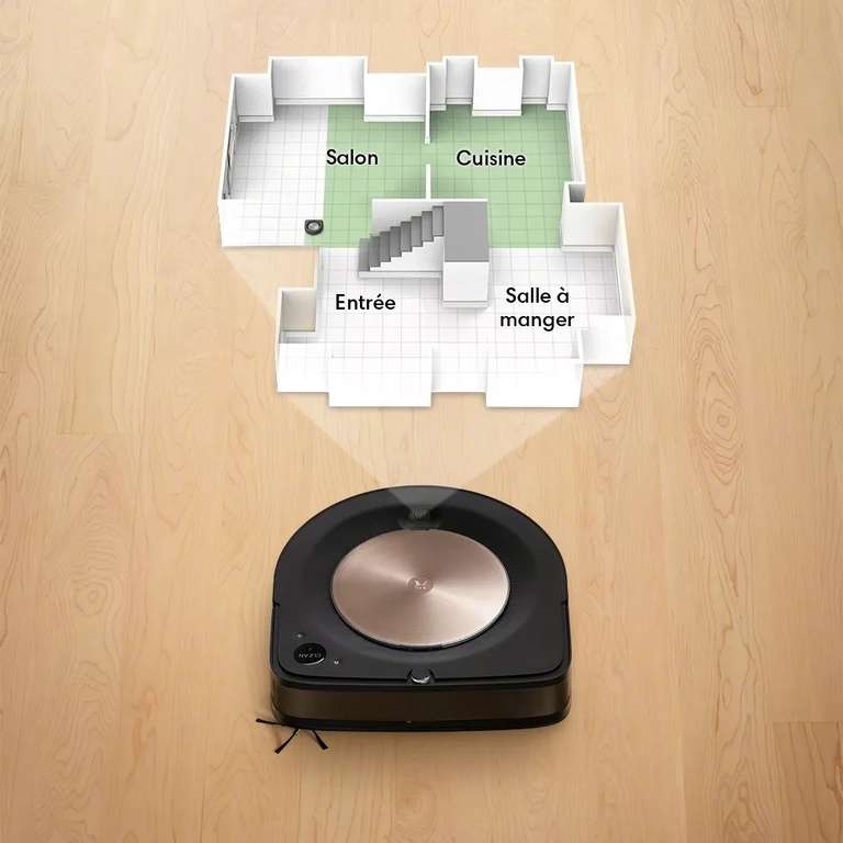 Aspirateur robot Roomba s9+ avec système d’autovidage - Wi-Fi