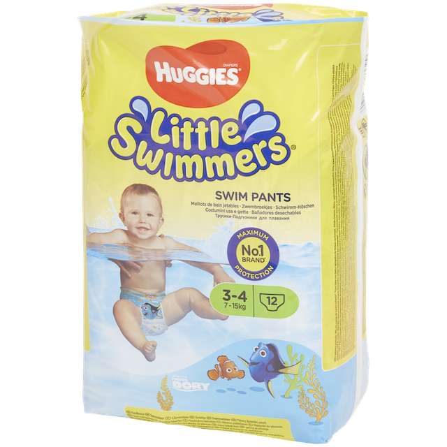 1 Paquet de 12 Couches Huggies Little Swimmers