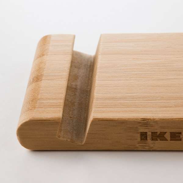 [Ikea Family] Support téléphone portable/tablette en bambou Bergenes