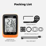 Compteur GPS pour vélo CooSpo BC107-Orange (Via coupon - Vendeur tiers)