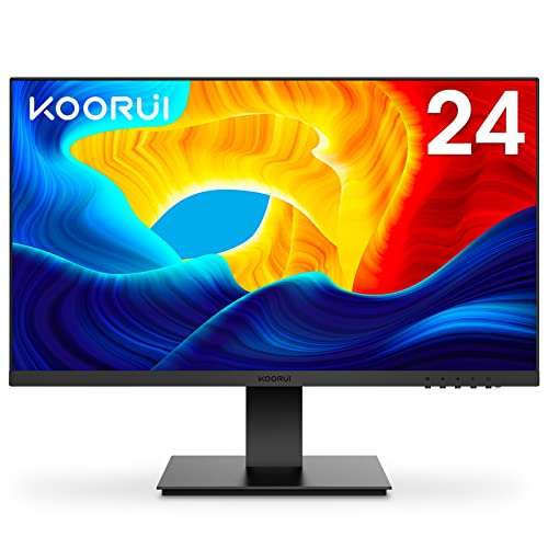 Écran PC 24" KOORUI K24 - Full HD, IPS, 75Hz, 5ms, Flicker Free, 99% sRGB (Vendeur tiers)