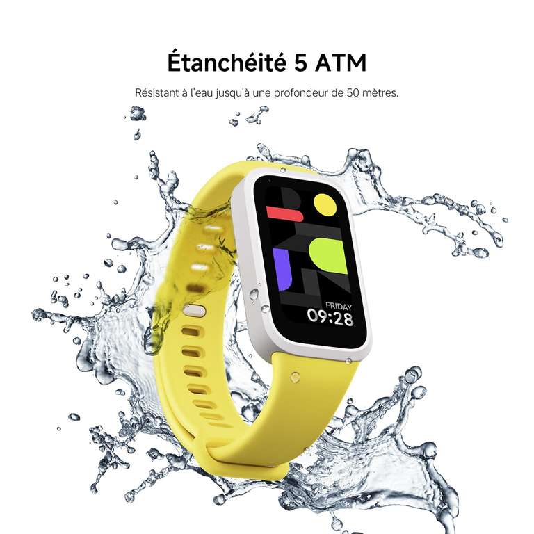 Bracelet En Nylon Huamanlou Compatible Xiaomi Smart Band 9 Active / Redmi Smart Band 3 – Réglable Et Tendance