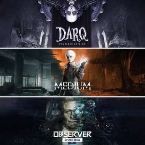 The Medium + Observer: System Redux + DARQ: Complete Edition — Bundle sur Xbox Series X|S (Dématérialisé - Clé Argentine)