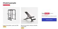 Cage de musculation Corength power rack 900 + Banc de musculation renforcé, inclinable et déclinable