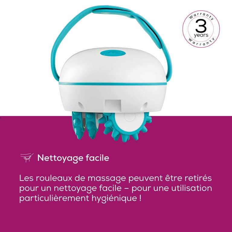 Appareil Anti-Cellulite – Massageur Electrique Rechargeable USB – Pour Ventre, Cuisses, Bras – Fitness, Récupération, Maison