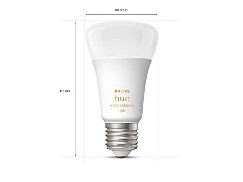 Lot de 4 ampoules Philips Hue White ambiance