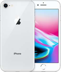 Smartphone 4.7" Apple iPhone 8 (HD+ Retina, A11, 2 Go de RAM, 64 Go, argent) - reconditionné Grade A