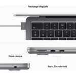 PC Portable Apple Macbook Air 13' M2 - 8Go RAM, 256Go SSD (via bonus de reprise 150€)