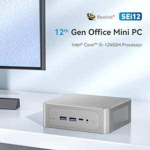 Mini PC Beelink SEi12, Intel Core i5-12450H, 16GB DDR4 1TB M.2 PCIe 4.0 (Vendeur tiers)