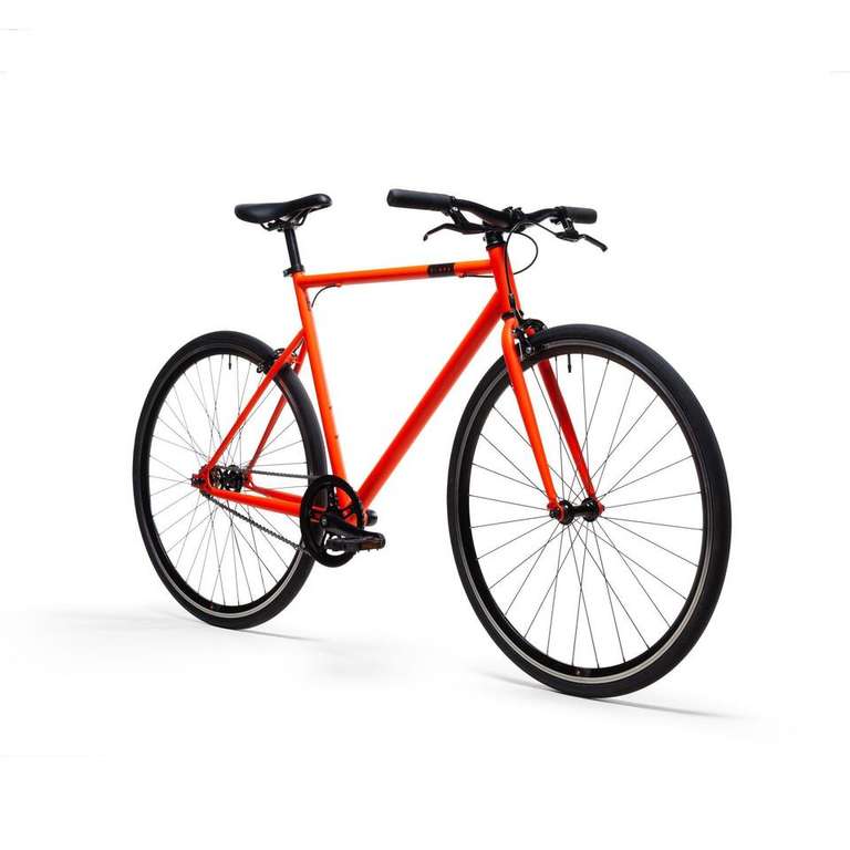 Vélo single speed Elops Speed 500 orange - Taille S