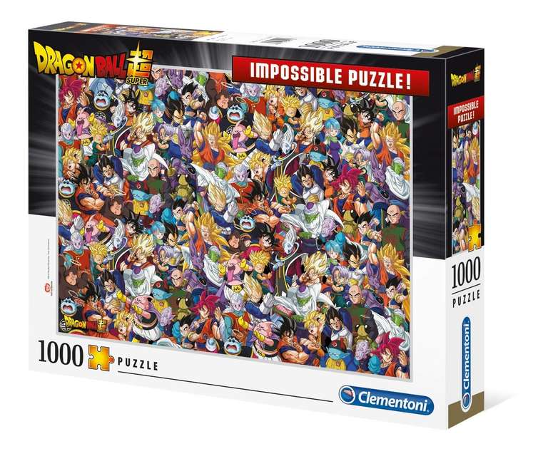 Lot de 2 Puzzles 1000 pièces Clementoni Série Impossible - Dragon Ball