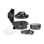 Cuisinière électrique Multifonctions 6 en 1 Ninja Foodi Mini 4,7 L - Autocuiseur, Friteuse à Air, 6 fonctions de cuisson, 1460 W