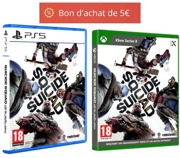 Suicide Squad Kill The Justice League (PS5, Xbox) à 59,99€