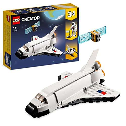 Jeu de construction Lego Creator (31134) - La Navette Spatiale 3-en-1 (via coupon)