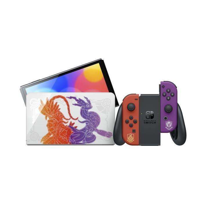 Console Nintendo Switch OLED - Édition spéciale Pokémon Écarlate & Violet + 6,10€ de Rakuten Points