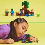 Jeu de construction Lego 21240 Minecraft Aventures dans Le Marais, Alex Et Zombie dans Le Biome