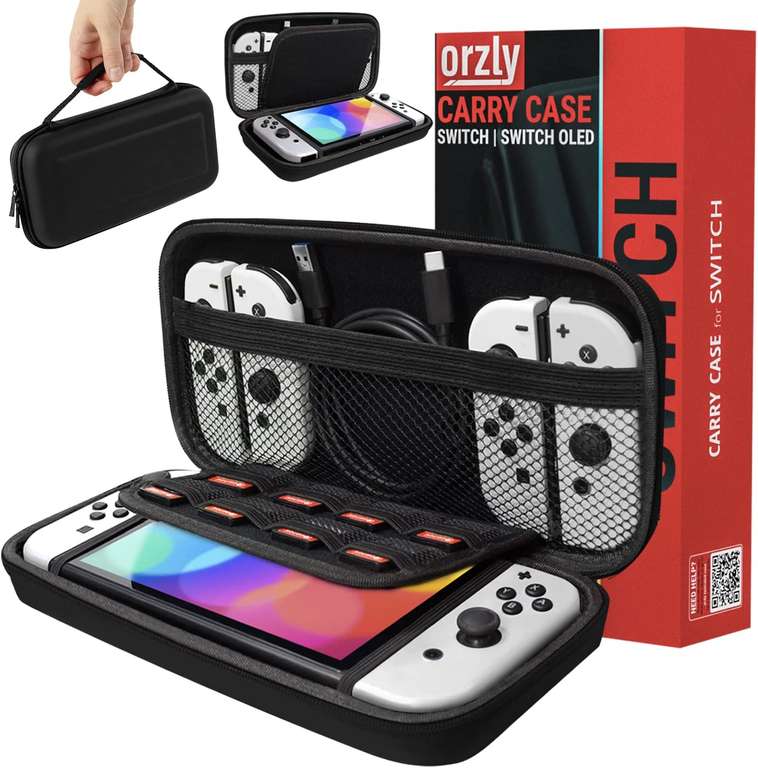 Etui rigide de rangement Orzly pour Console Nintendo Switch & Switch OLED -  Noir (Vendeur tiers) –