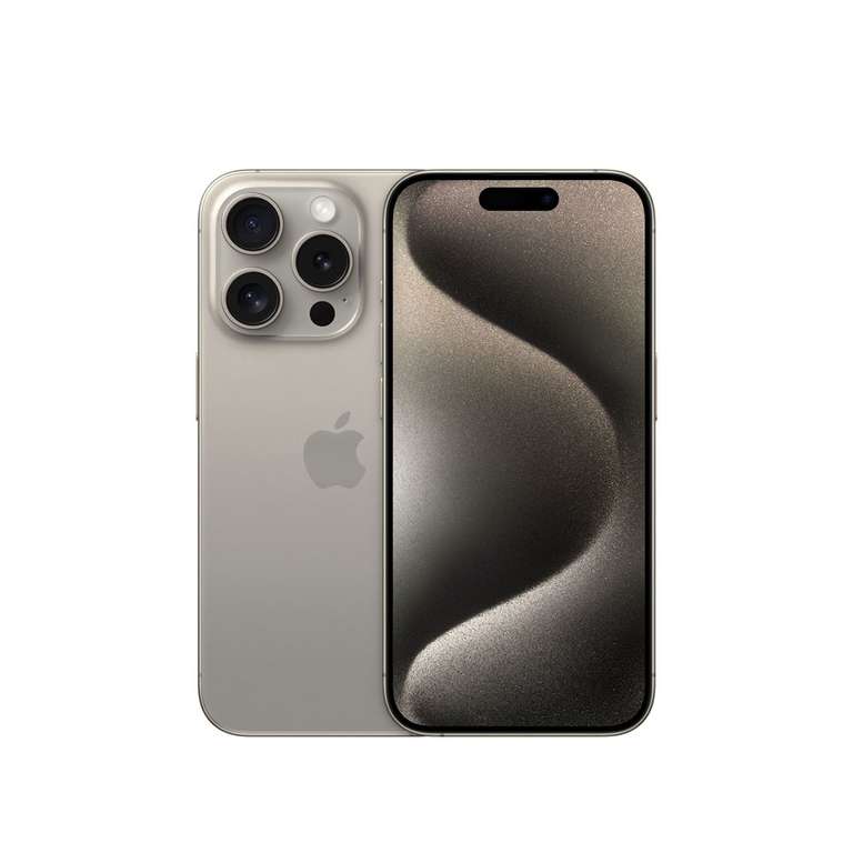 [Frontaliers Suisse] Apple iPhone 15 Pro - 128 Go Natural Titanium