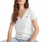 T-shirt femme Levi's Perfect V-Neck blanc