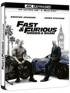 Blu-Ray 4K UHD + Blu-Ray Fast and Furious : Hobbs and Shaw - Edition Steelbook