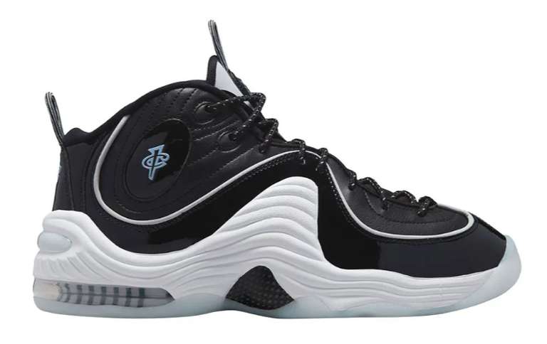 Baskets Homme Nike Air Penny II - Noir/blanc (Plusieurs tailles disponibles)