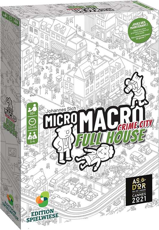 Jeu de société MicroMacro Crime City - Full House