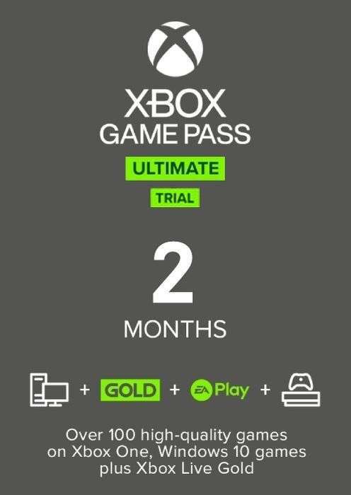 [Nouveaux clients Ultimate] Abonnement de 2 mois au Xbox Game Pass Ultimate (Dématérialisé)
