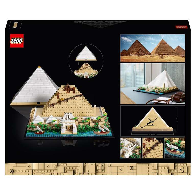 Jeu de construction Lego Architecture 21058 - La Grande Pyramide de Gizeh (via coupon)