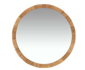 Miroir rond en bois de sapin Rosario D91