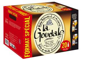 Promo La goudale coffret bière la goudale de noël chez Intermarché