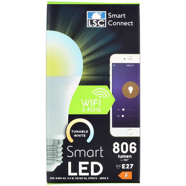 Ampoule LED intelligente LSC Smart Connect - 10 watts, 806 lumens