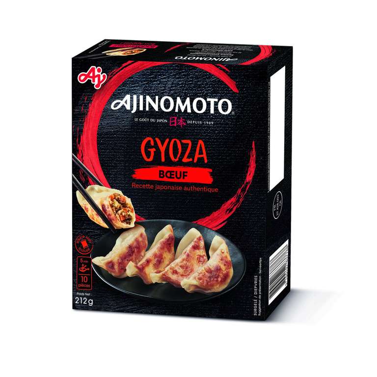 Gyoza bœuf légumes Ajinomoto - 212G