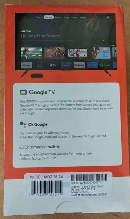 La Xiaomi Mi TV Box S 4K 2nd Gen est livrée avec des sorpresas !